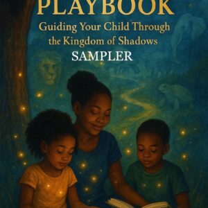 A parent reading with her children