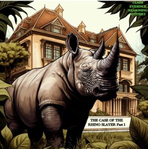 Rhino Slayer digital curriculum bundle – includes interactive slides, teacher guide, and printable journal.
