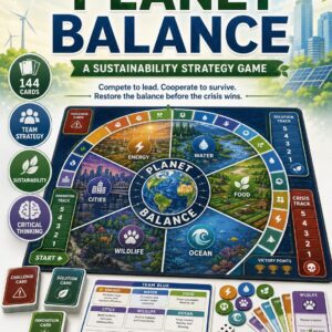 Planet Balance sustainability strategy board game for Grades 4–8